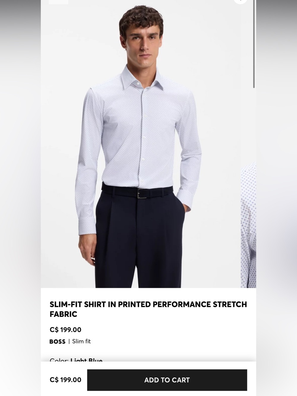 3 Hugo Boss Dress Shirts - like new